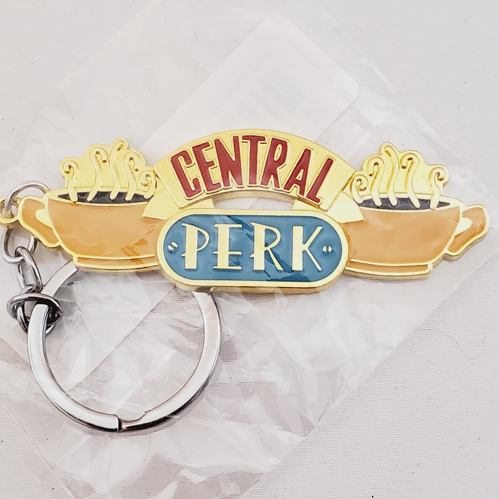 Friends Central Perk Metal Keychain